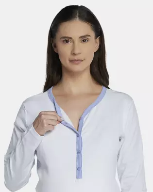 Pijama Feminino Adulto Gestante Manga Longa e Calça