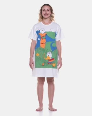 Camisão manga curta             