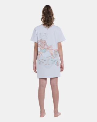 Camisão manga curta          