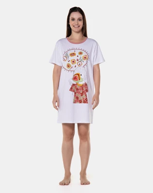 Camisão manga curta         