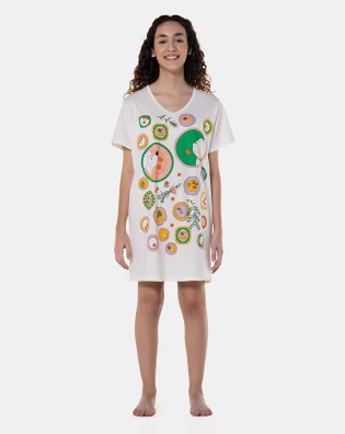 Camisão manga curta               