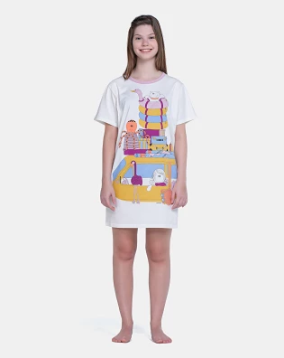 Camisão Manga Curta