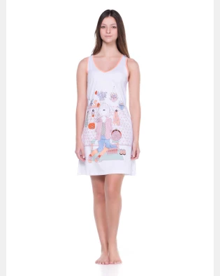 Camisola Feminino Adulto Regata Decote V