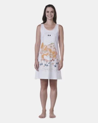 Camisola Sonhart Feminina regata Média Estampa Annie              