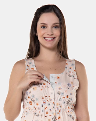 Camisola gestante regata