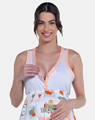 Homewear Gestante Camisola Regata