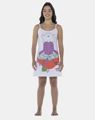 Camisola Feminina Adulto Alça