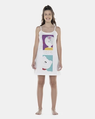 Camisola Feminina Adulto Alça