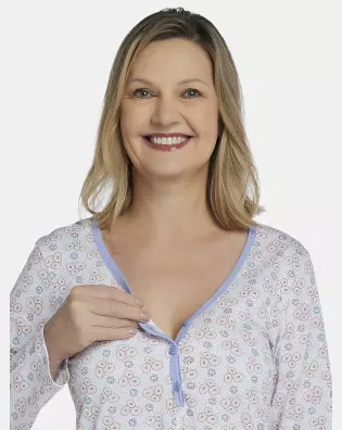 Camisola Feminina Adulto Clássica Manga Longa 