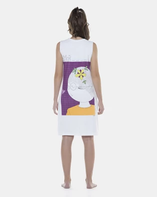 Roupão Feminino Adulto Regata Atoalhado