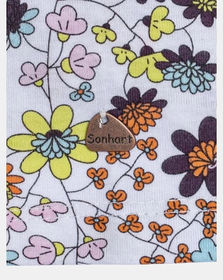 Robe Feminino Adulto  Manga Curta