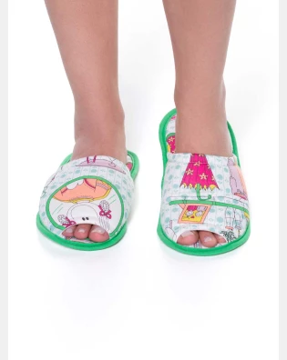 PANTUFA COM ABERTURA ADULTO