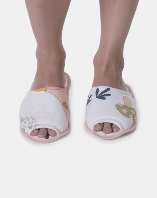 Pantufa com abertura adulto
