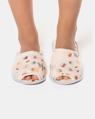 Pantufa com abertura adulto