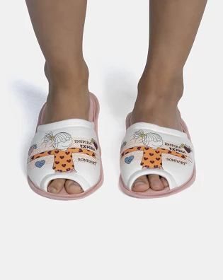 Pantufa Feminina Adulto Com Abertura 