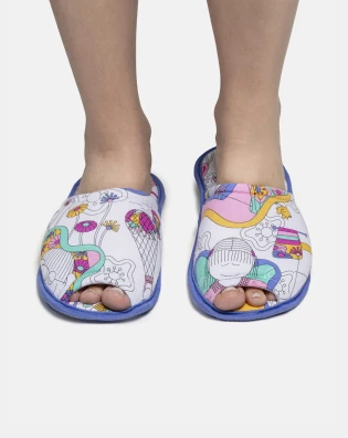 Pantufa Feminina Adulto Com Abertura