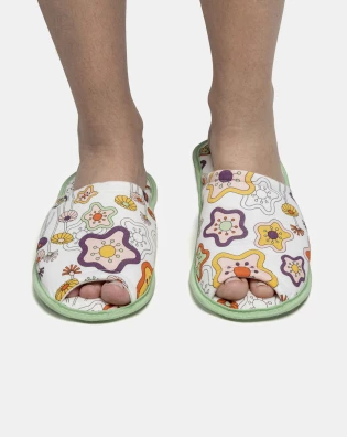Pantufa Feminina Adulto Com Abertura