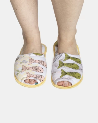 Pantufa Feminina Adulto Com Abertura