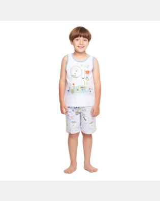 Pijama regata e bermuda