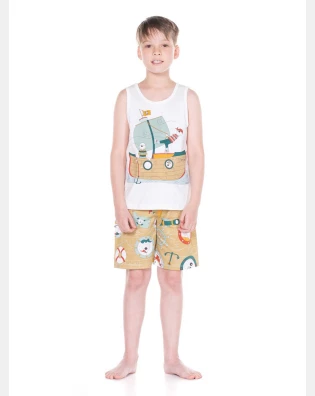 PIJAMA REGATA E BERMUDA