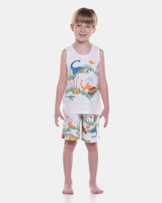 Pijama regata e bermuda