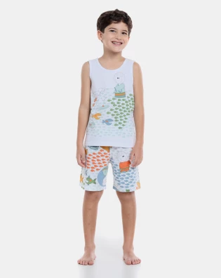 Pijama regata e short