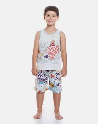 Pijama regata e short