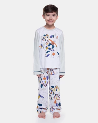 Pijama Manga Longa e Calça