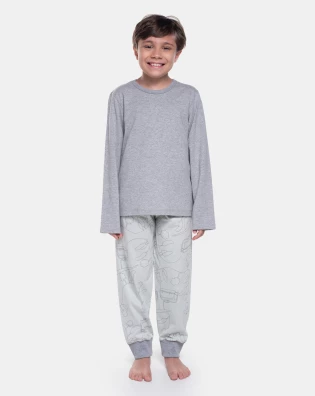 Pijama Manga Longa e Calça