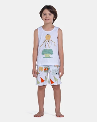 Pijama Regata e Bermuda