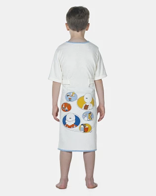 Roupão Masculino Kids Manga Curta Atoalhado