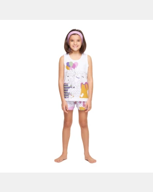 Conjunto Feminino Kids Regata e Short