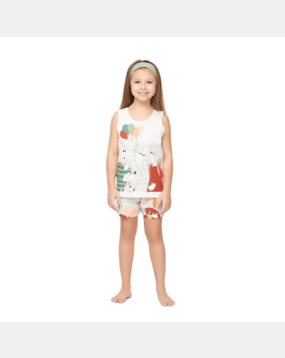 Conjunto Feminino Kids Regata e Short