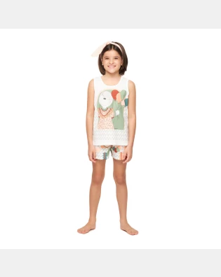 Pijama regata e short 