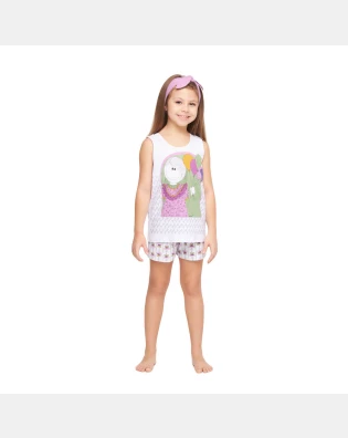 Conjunto Feminino Kids Regata e Short