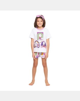 Conjunto Feminino Kids Manga Curta e Short
