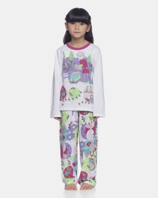 Pijama manga longa e calça   