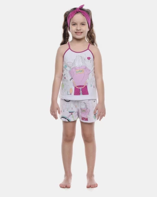 Pijama Alça e Short