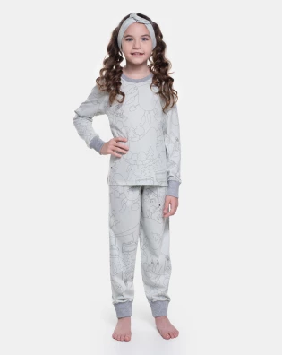 Pijama Manga Longa e Calça