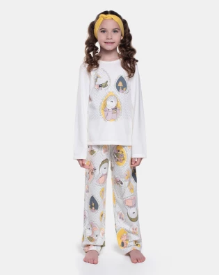 Pijama Manga Longa e Calça