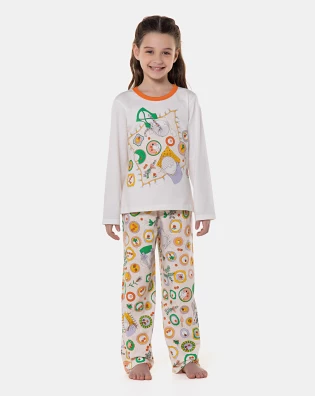 Pijama sonhart infantil manga longa e calça