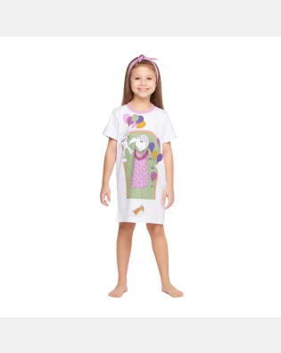 Camisão Feminino Kids Manga Curta