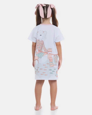 Camisão manga curta           