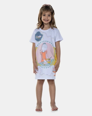 Camisão manga curta