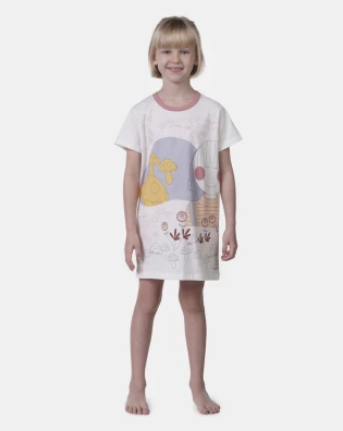Camisão manga curta               