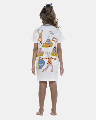 Camisão Feminino Kids Manga Curta