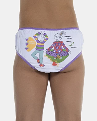 Kit Calcinha Feminino Kids