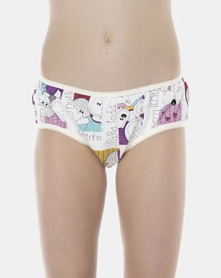 Kit Calcinha Feminino Kids