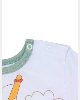 Pijama manga curta e calça 