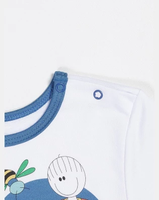 Conjunto Masculino Baby Manga Longa e Calça Moletinho
